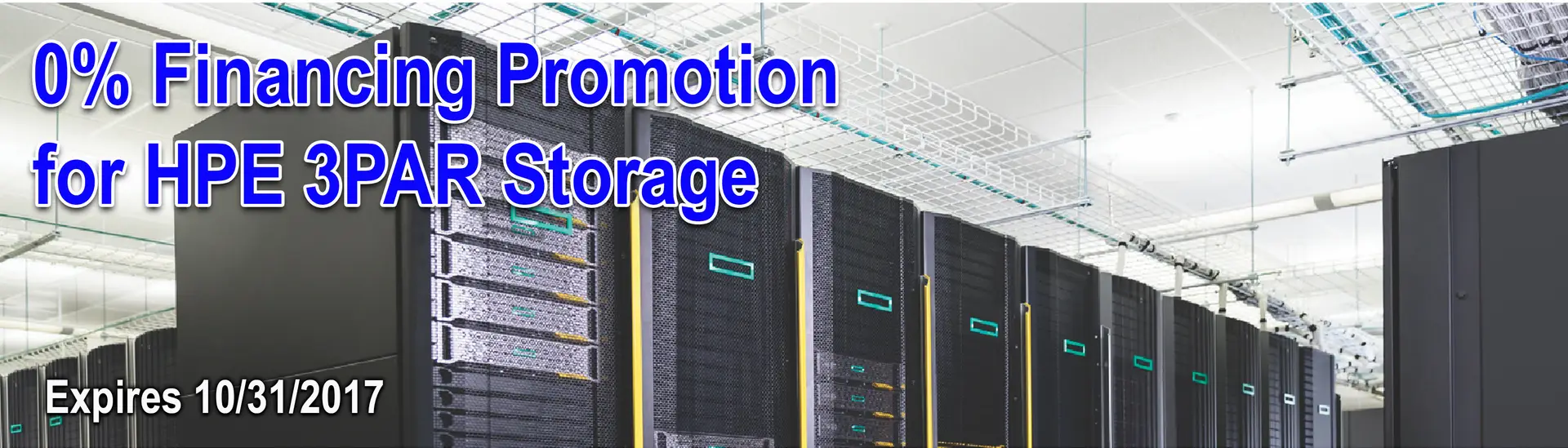 0% Financing Promo - HPE 3PAR Storage_Exp10-31-17