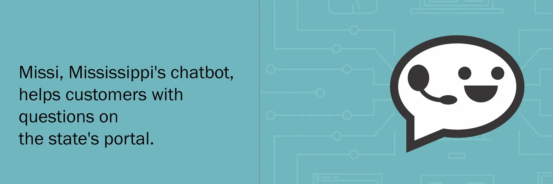 Missi, Mississippi's chatbot, helps customers with questions on the state's portal.